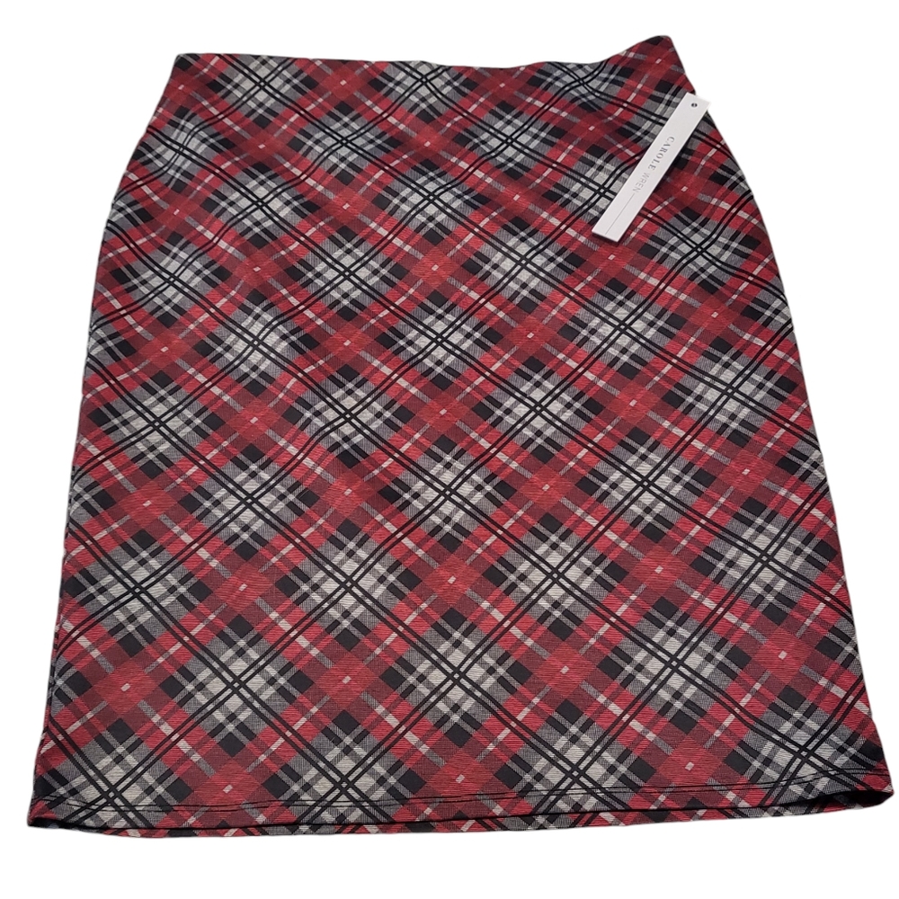 Carole Wren Plaid Tartan Midi Skirt. Perfect for Fall 🍁 Size L